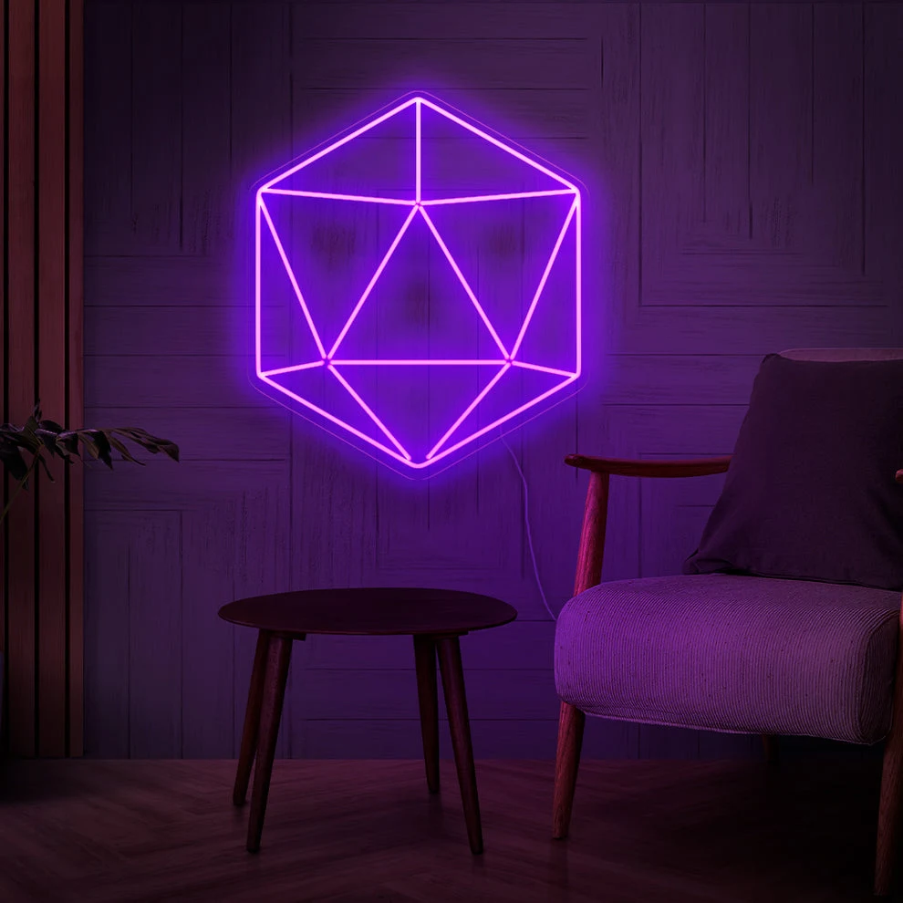 LED neon tabela — Temsili uygulama görseli